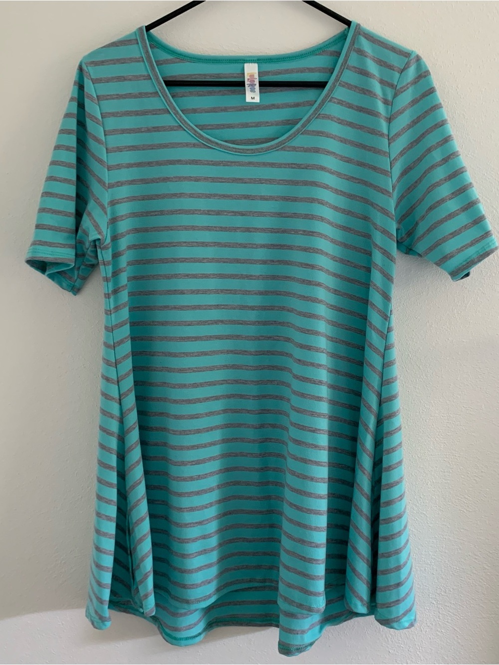Size medium LuLaRoe striped perfect t